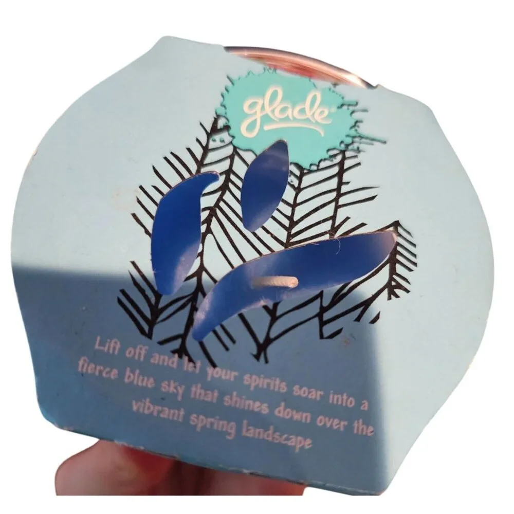 Glade Candle Spring Collection Lift Off Splash Out Live Loud Set of 3 NEW